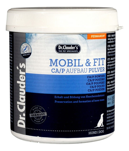 Dr Clauder Mobil & Fit Ca/p Pulver 500gr Suplemento Perros