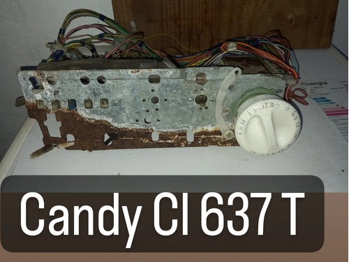 Programador De Lavarropas Candy Cl 637 T