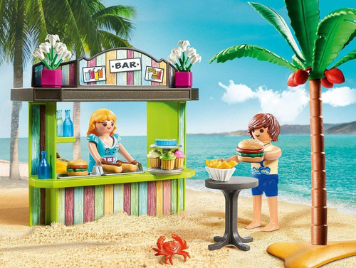 Playmobil 70437 Bar Y Snack En La Playa Multicolor En Stock!