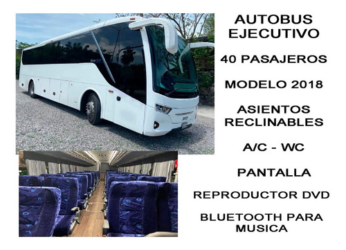 Renta De Mini Bus 30 Y 33 Pasajeros, Camionetas 20 Pasajeros