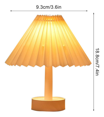 Lámpara De Mesa Antigua Luz De Mesa Recargable Usb Luz Noctu