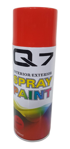 Spray De Pintura Q7 Color Rojo/naranja 400ml