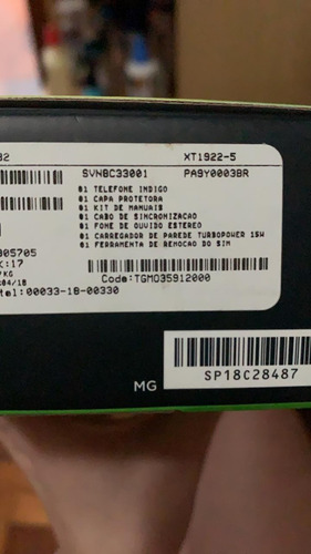 Celular Moto G 6 Play 32gb (tela Quebrada !!!!!!!)