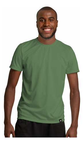 Camiseta Algodão Solid Muvin - Elastano - Masculino - Treino