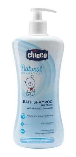 Chicco Shampoo Natural Sensation 500ml Con Aloe Y Camomila