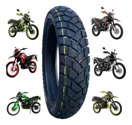 Llanta Gajo Med. 120-80-18 Feyda Moto Dm200 Crossmax 220