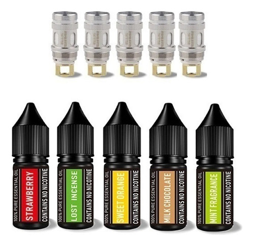 5 Pistola Vape Portátil Aceites Esenciales, 5 Tanques