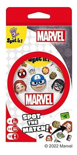 Imagen 2 de 5 de Zygomatic Spot It! Juego De Cartas Marvel Emojis (eco-bliste