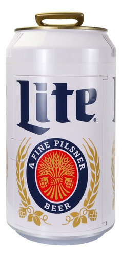 Miller Lite Mini Refrigerador Termoelctrico De 8 Latas De Ca