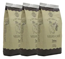 Comprar Kit 3 Café Premium Velho Café Artesanal Torrado Moído 500g