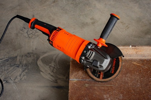 Imagen 7 de 8 de Amoladora Angular Hamilton 180mm 220v 2350w - Haa005