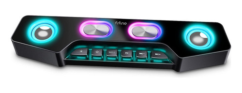 Parlante Fifine Ampligame A16 Rgb Bluetooth Usb - Negro