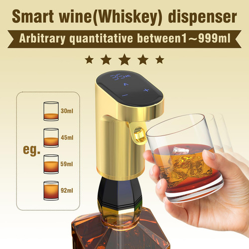 Dispensador Eléctrico De Vino Y Licor Recargable