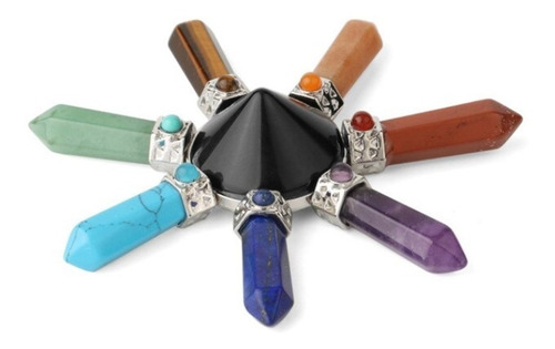 Equilibrador De Energía 7 Chakras Ónix / Reiki / Cuarzo