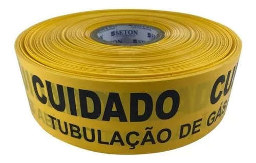 Fita Subterrânea Tubulação De Gás Abaixo 7,6 Cm (300 Metros)