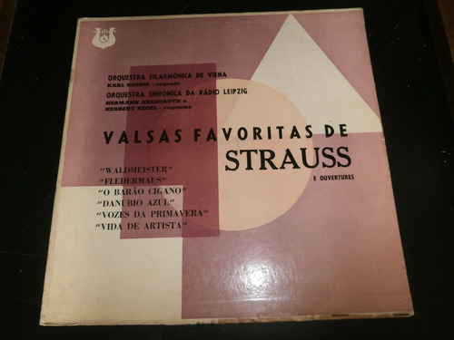 Lp Valsas Favoritas De Strauss E Overtures, Disco Vinil (Usado)
