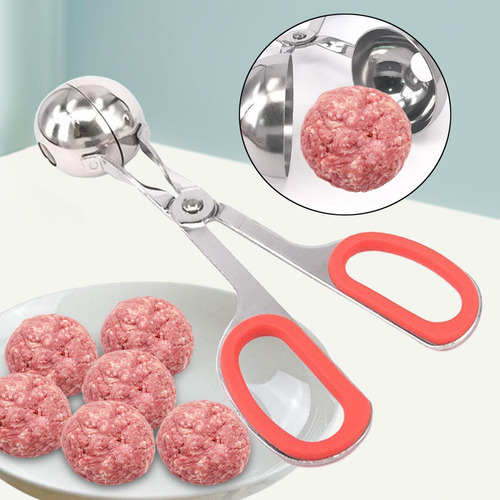 Fabricante De Albóndigas De Acero Inoxidable, Rojo