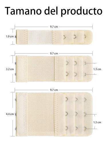 Extensor De Brasier Para Mujer, Bra Extender, Lencería