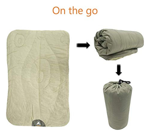 Vagabundo Cama De Viaje Diseño Reversible Ultra Suave ...