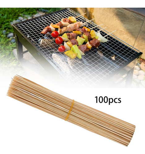 Brochetas De Barbacoa De Madera Duradera Para Asar A La 35cm