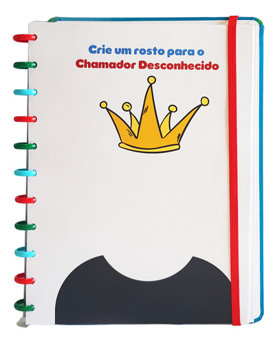 Caderno Diskô By Felipe Calixto - Caixa-encaixa Com Jogos Cor Colorido