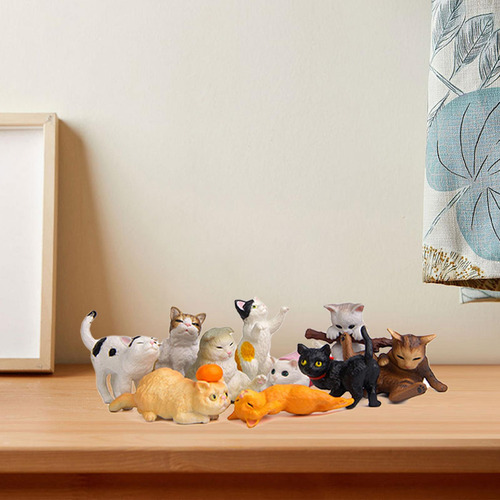 10 Uds. De Juguetes Para Gatitos, Gatos Japoneses, Serie