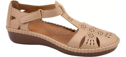 Sandalias Choclo Cuña Tipo Pescador/velcro Ajustable