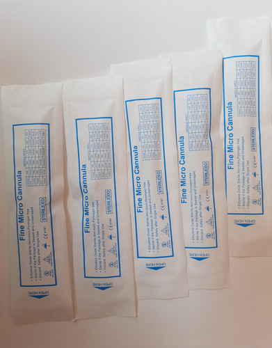 50 Microcánulas 27gx50mm De Alta Calidad Para Relleno Facial