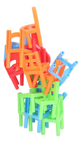 Familia De Juegos Balancing Chair Toy, 18 Piezas, Sillas Api