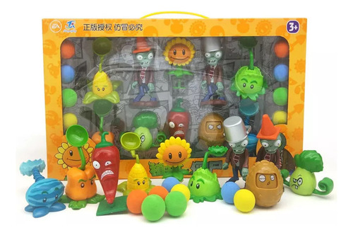 Figura De Anime Plants Vs Zombie Para Juego De Batalla De Me