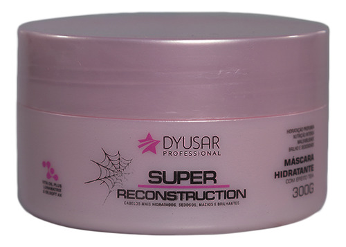 Kit Shampoo 300ml E Máscara De Reconstrução 300g