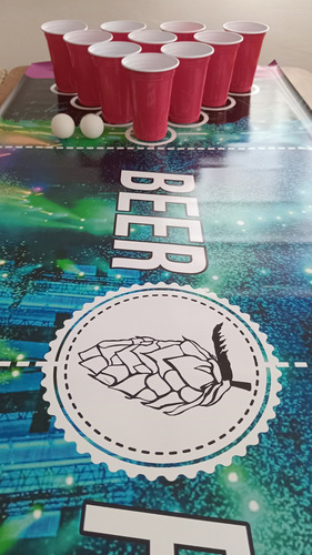 Beer Pong Juego De Beber, Para La Previa