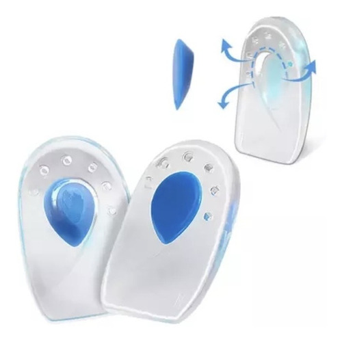 Almohadilla Talon Gel Extraible Pie Descanso Dolor Piernas