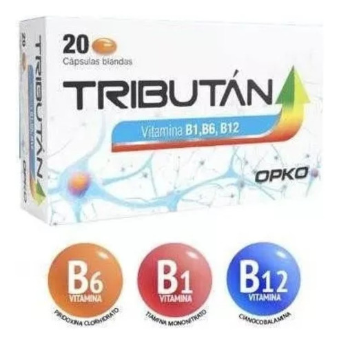 Imagen 1 de 1 de Tributan ( Vitaminas B ) X 20 Cap. Equivalente Neurobionta