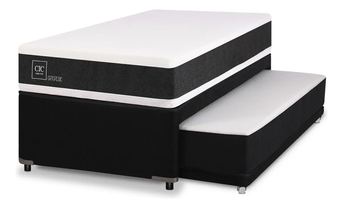 Cama Nido Ortopedic Black Solo 1,5 Plaza Cic