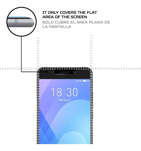 Protector Mica Pantalla Para Meizu M6 Note