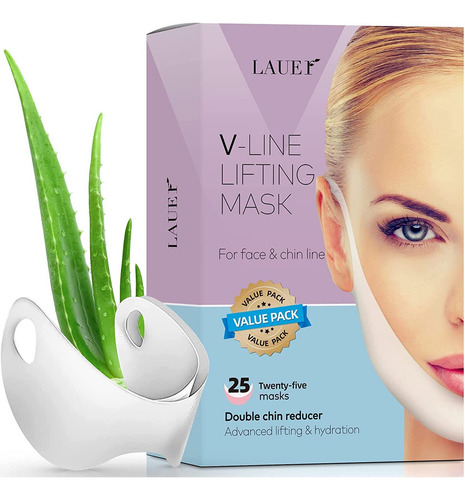 Lauer Cosmetic Mscara Facial En Forma De V, Reductor De Barb