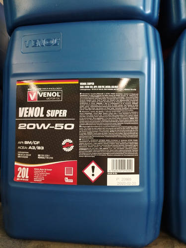 Aceite Mineral Sm/cf 20w50 Bidón De 20lts, 