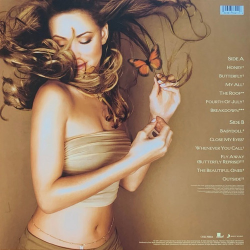 Imagen 2 de 2 de Vinilo Mariah Carey Butterfly Y Sellado