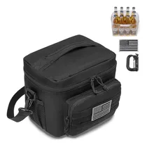 Comprar Bolsa Táctica Almuerzo 12 Latas, Aislada, 9l, 2 Forros Limpi