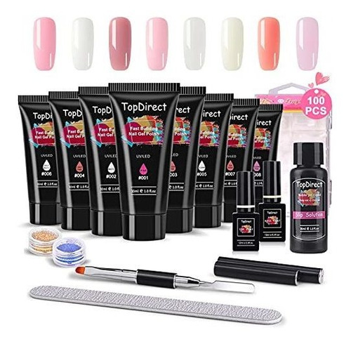 Solución Para Engrosar La Kit De Gel De Extensión De Uñas, T