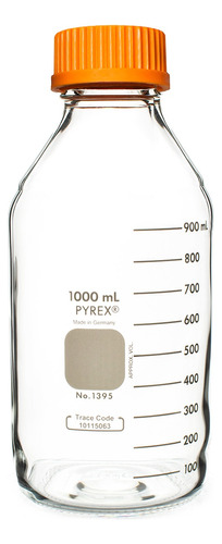 Botella De Vidrio 1 L Graduada Pyrex