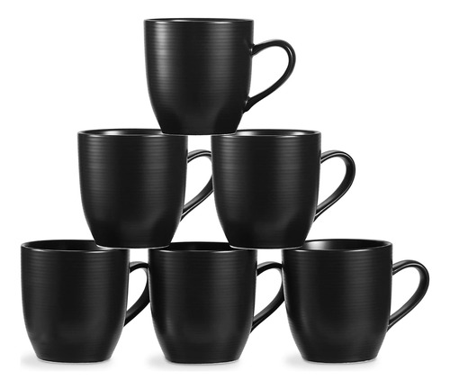 Onemore Juego De 6 Tazas De Café, Taza De Cerámica De 16 Oz 