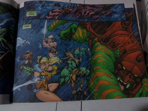 Imagen 5 de 10 de Libro Comic He-man One Shot Tomo 1 Y 2 En Pasta Dura