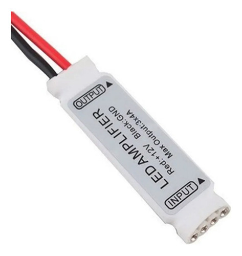 Mini Amplificador De Cinta Led Rgb 4a, Voltaje De Funcionamiento 12 V