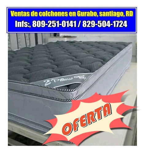 Colchones  Doble Pillow Top De Ventas En Gurabo Santiago Rd