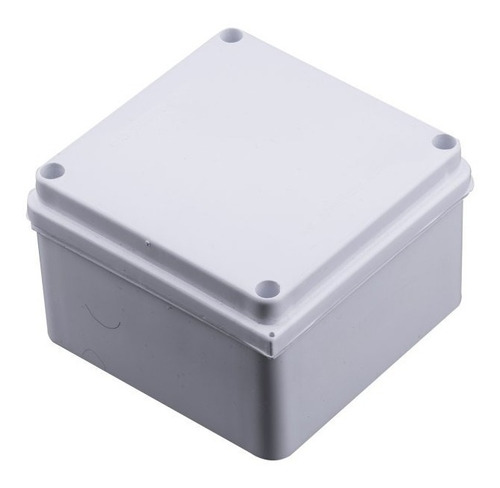 Caja De Paso Plastica 10*10 Pvc Blanca X 50 Unidades