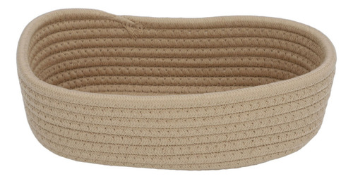 Cesta Organizadora Weaving Rope Para Aperitivos Tejidos En C
