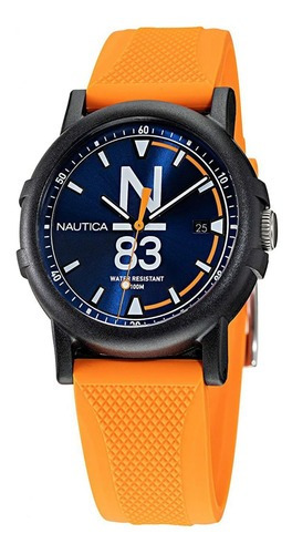 Reloj Nautica Napeps103 Naranja Hombre