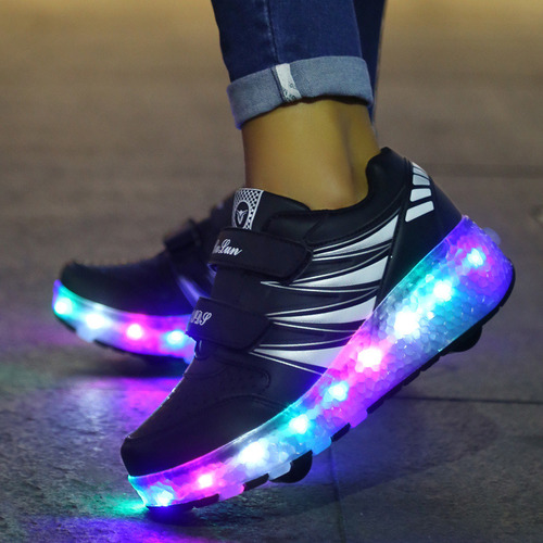 Patines Heelys Recargables Con Luces Led Parpadeantes Para J